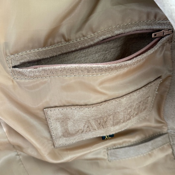 Lawless Tan Suede Leather Blazer Jacket Size XL‎ - Picture 11 of 17
